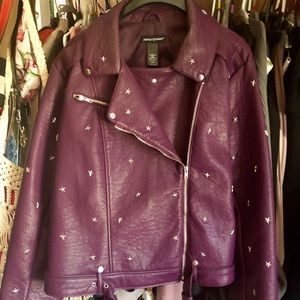 Nice leather short coat